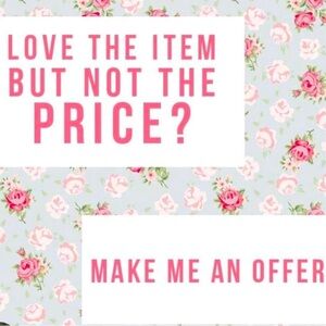 Open to reasonable offers!